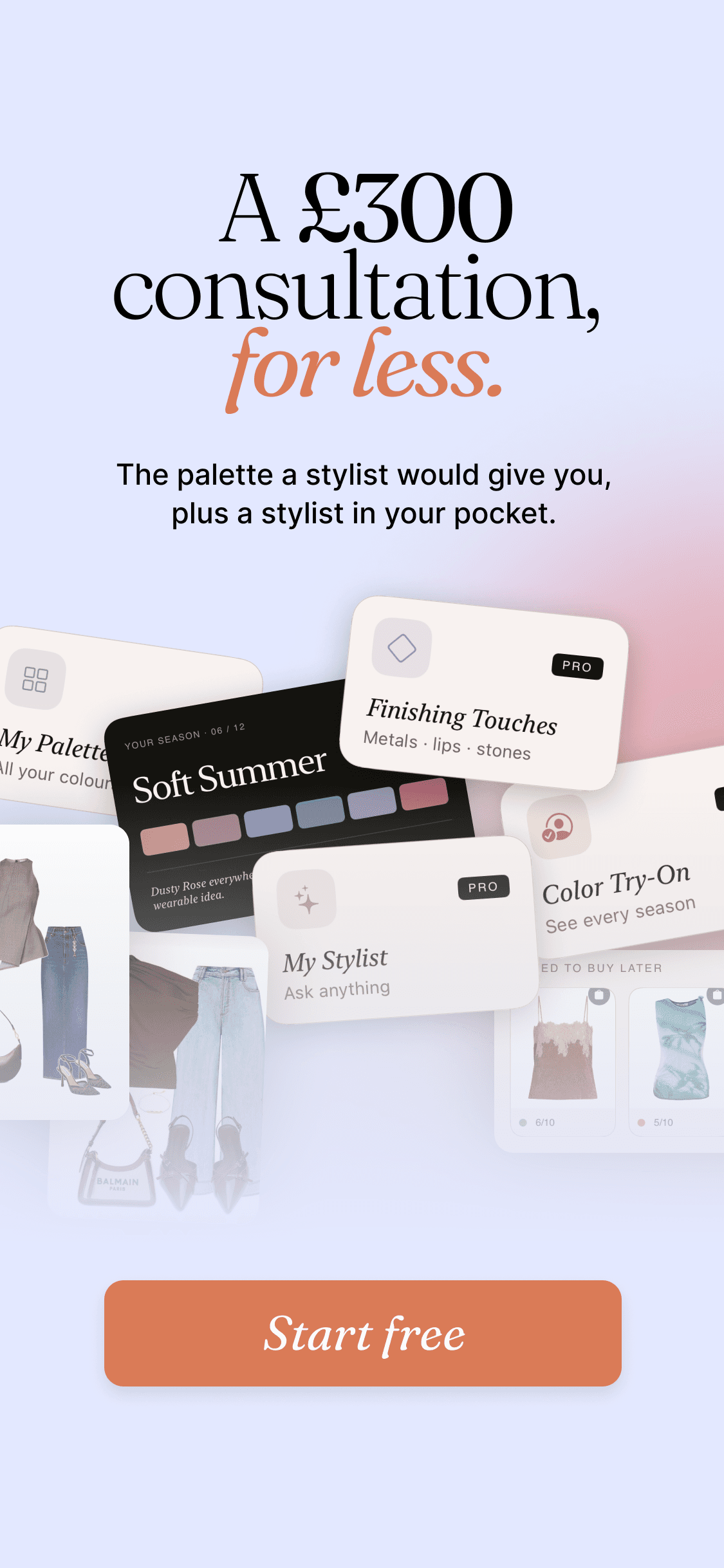 Try before you buy — check any item against your season